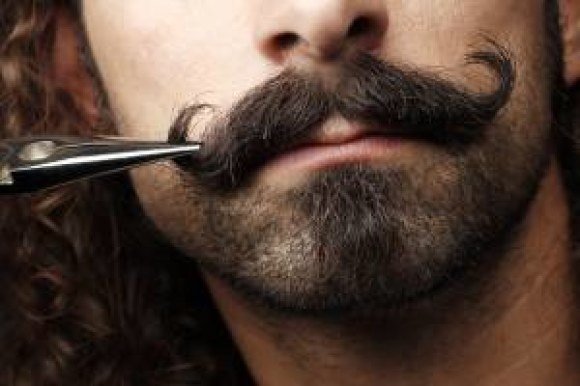 monster man handlebar mustache